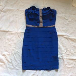 Gianni bini blue dress xs